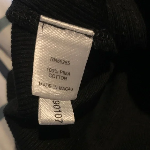 Express Small but stretchy Black and Silver Sequin Tank Top 100% Pima Cotton - Picture 6 of 7